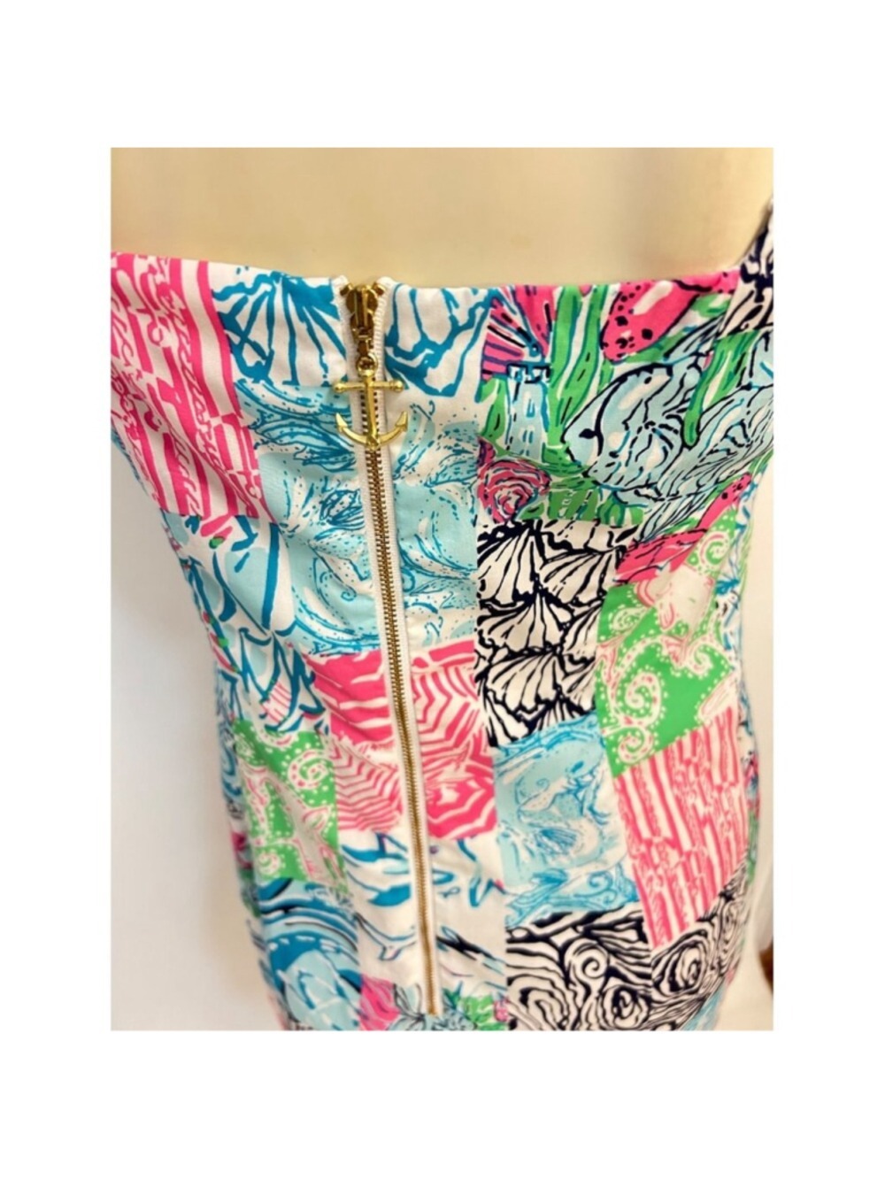 Lilly Pulitzer Idi shift Patchwork Dress Size 0 - Picture 6 of 8